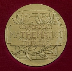 A Fields Medal (photo courtesy of the Seoul ICM 2014 Organizing Committee)