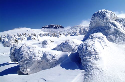 Winter on Hallasan Mountain