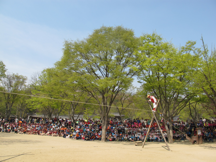 ‘Acrobatics on a Tightrope walking’ at Performance Area